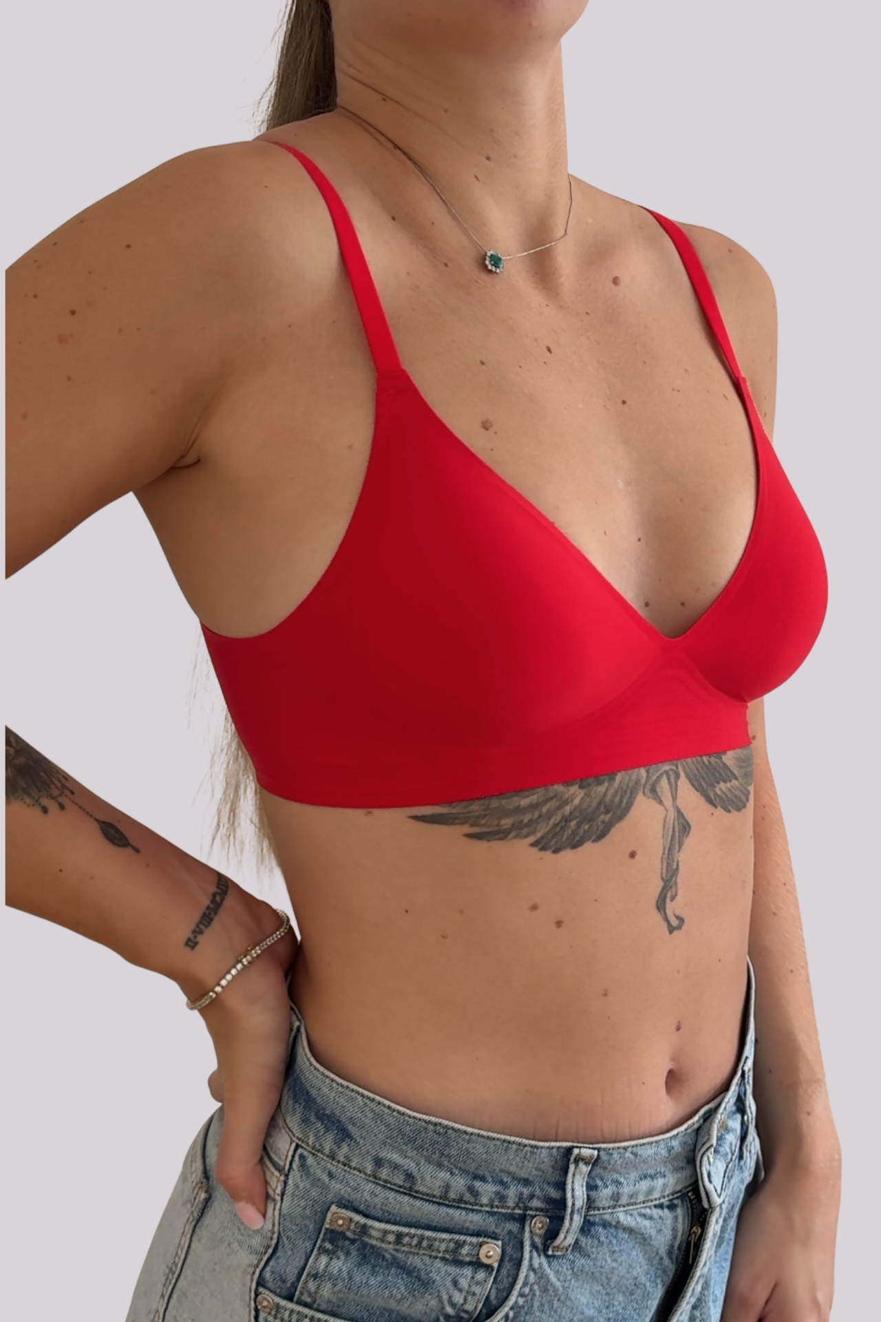 Seamless grudnjak RED