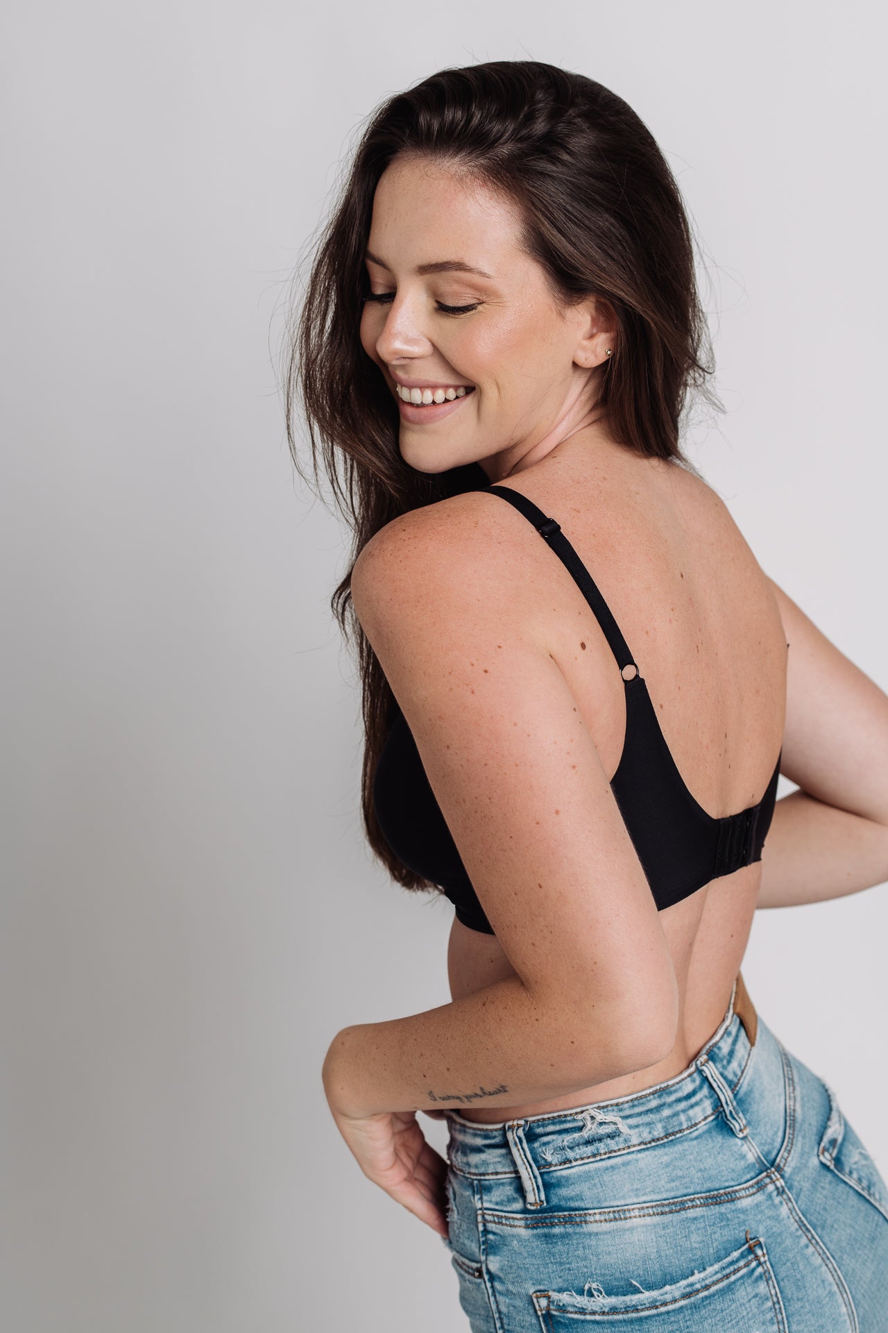 Seamless grudnjak BLACK