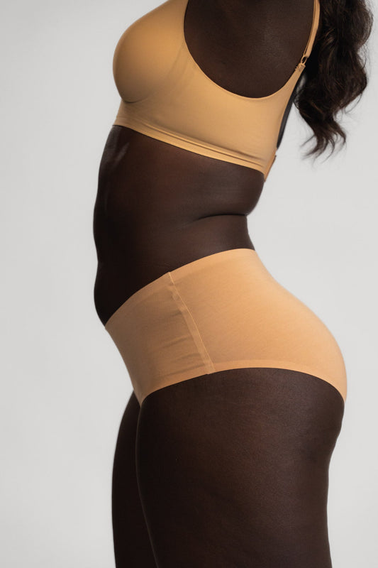 Seamless bokserice LUXE BEIGE - 2 kom