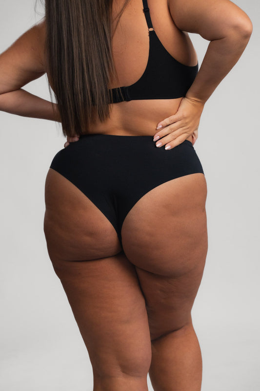Seamless brazil gaćice LUXE BLACK - 2 kom