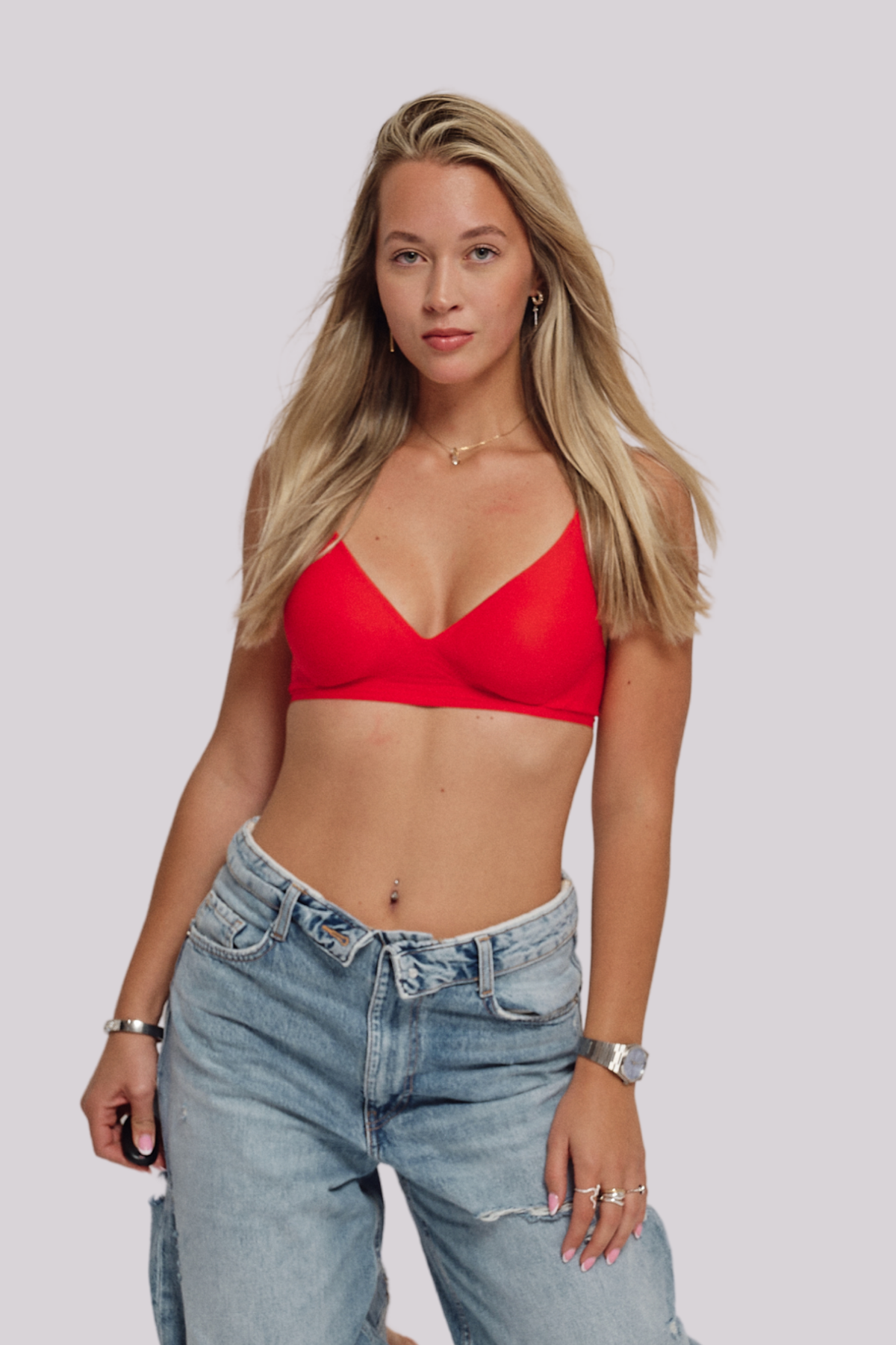 Seamless grudnjak RED