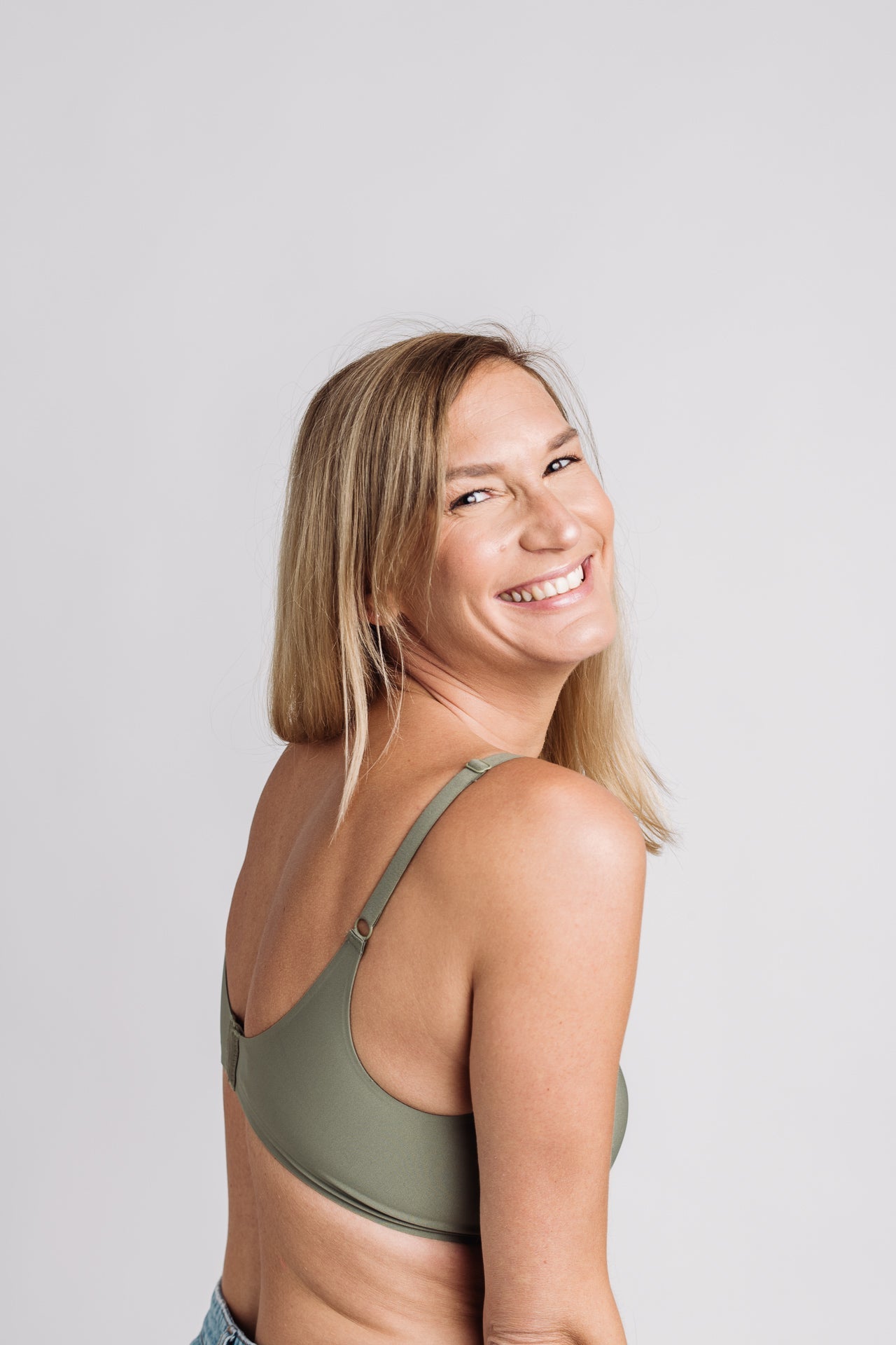 Seamless grudnjak KHAKI