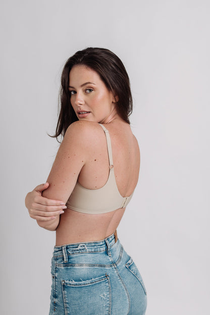Seamless grudnjak BEIGE