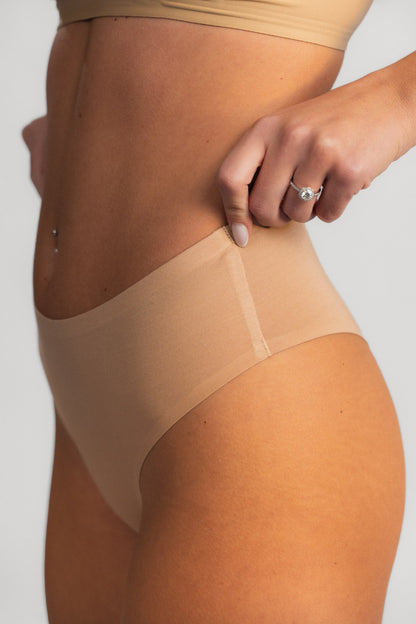 Seamless brazil gaćice LUXE BEIGE - 2 kom