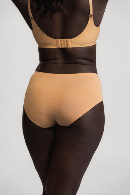 Seamless bokserice LUXE BEIGE - 2 kom