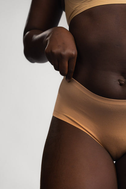 Seamless bokserice LUXE BEIGE - 2 kom